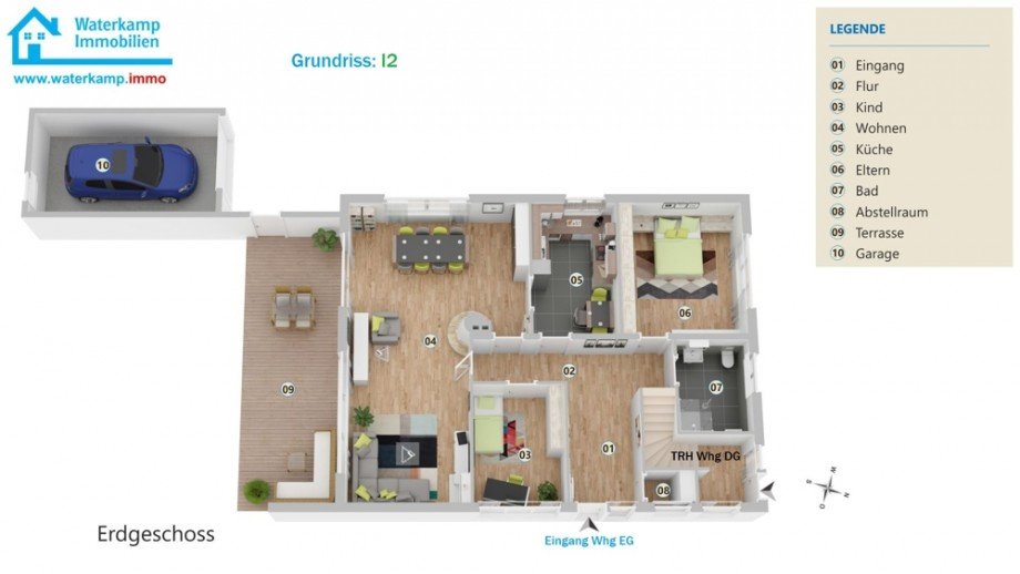 2025 EG (I2, 3-D) Erdgeschosswohnung Nordwalde