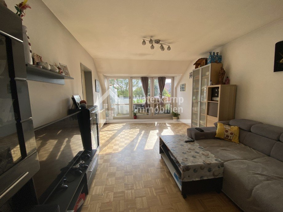 Wohnzimmer Dachgeschosswohnung M�nster / Hiltrup