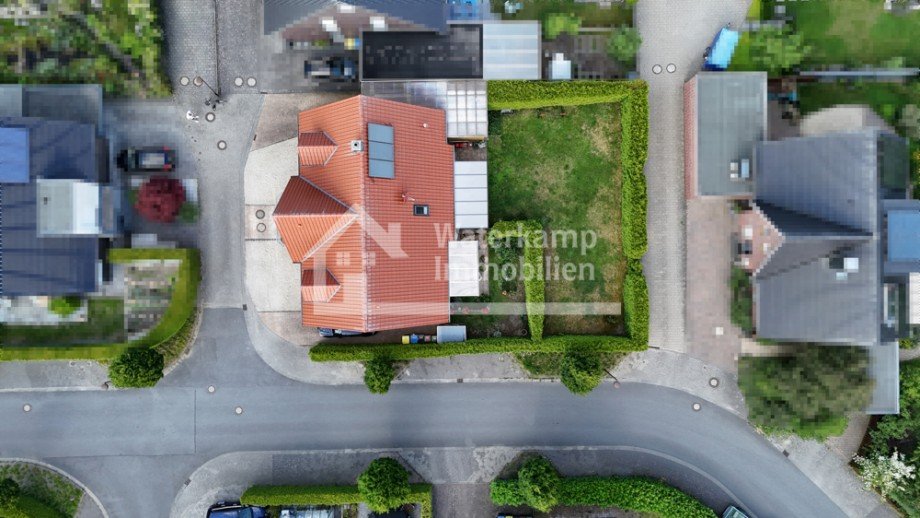 Luftaufnahme Zweifamilienhaus Nordwalde