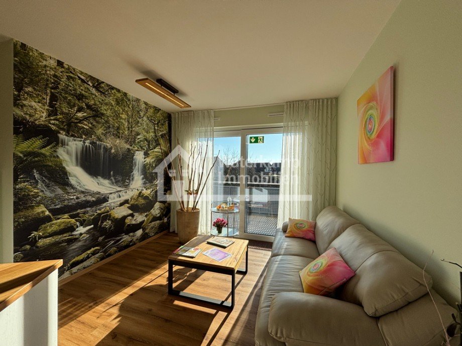 06 Wohnk�che mit Balkon Etagenwohnung Nordwalde