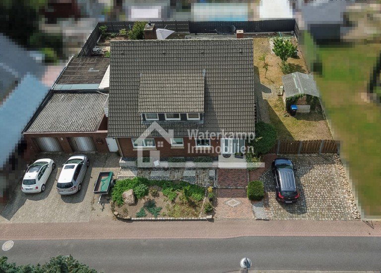 Luftaufnahme Greven Zweifamilienhaus Familienfreundliches 2-Familienhaus mit N�he zur Natur