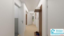 Flur Wundersch�ne Wohnung im 1. OG mit Loggia und Ausblick auf die Kirche