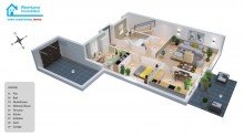 Grundriss Sch�ne Eigentumswohnung im EG mit alleiniger Gartennutzung und Sonnengarantie