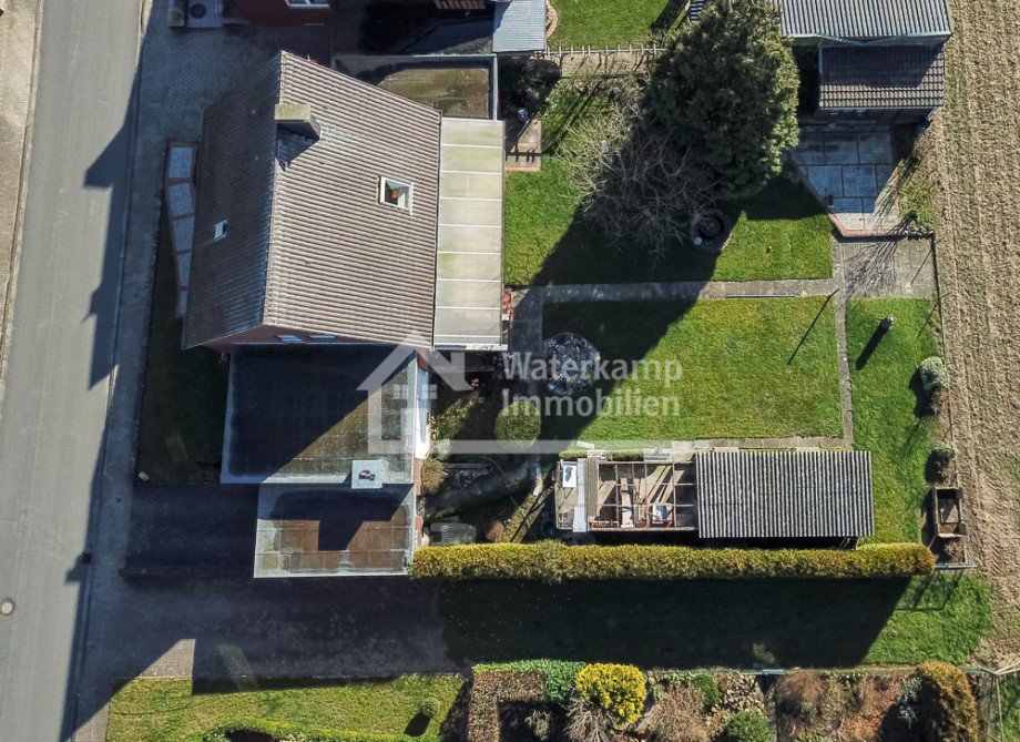 Luftblick Einfamilienhaus Nordwalde