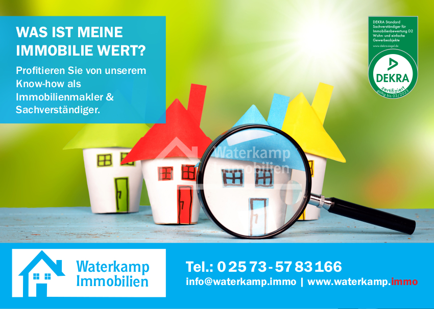 Was ist meine Immobilie Wert_SV_Vorderseite Etagenwohnung Laer