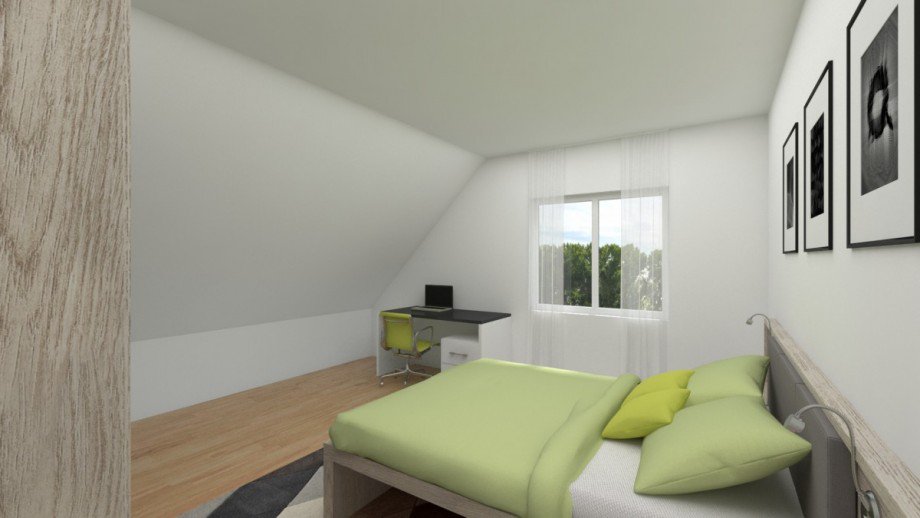 Schlafzimmer 3-D DG Einfamilienhaus Nordwalde
