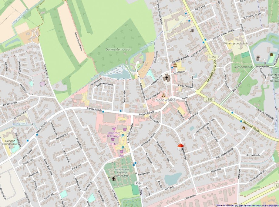 Lageplan 2 Einfamilienhaus Nordwalde