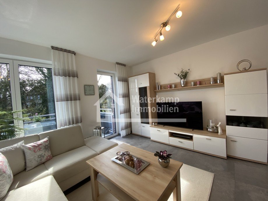 Wohnzimmer Etagenwohnung Laer