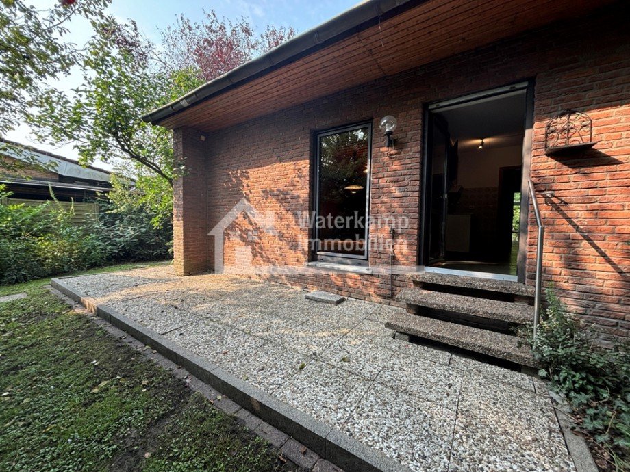 Terrasse an der K�che Einfamilienhaus Nordwalde