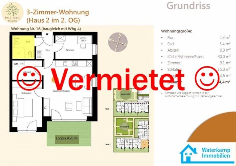 cbaafa87-d5e5-4f66-b5f6-15969097e5ab_20170330_Grun M�nster-Mecklenbeck Etagenwohnung Neubau-Wohnung im 2. OG mit Loggia am Paulushof 2.16
