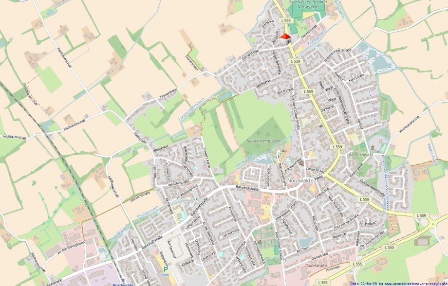 Mikro-Lage Erdgeschosswohnung Nordwalde