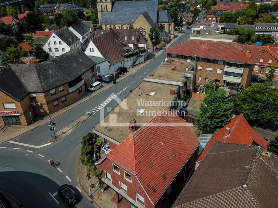 Luftaufnahme Wohn- / Gesch�ftshaus Nordwalde
