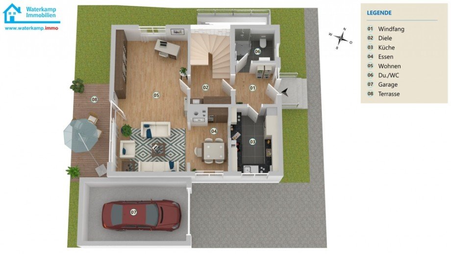 Grundriss EG Einfamilienhaus Nordwalde