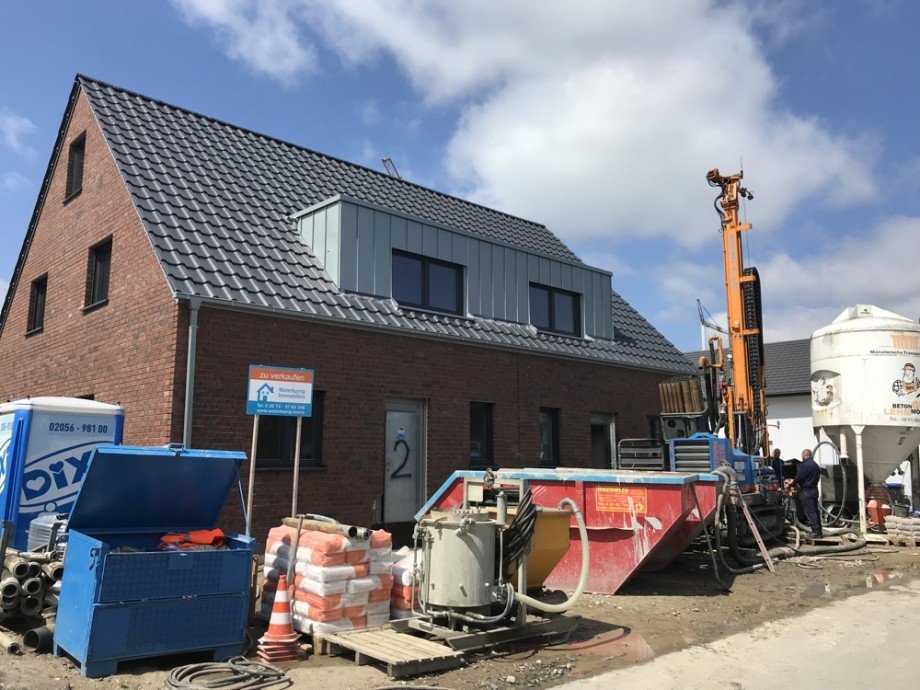 Geothemiebohrung Doppelhaush�lfte Nordwalde (in der N�he von M�nster)