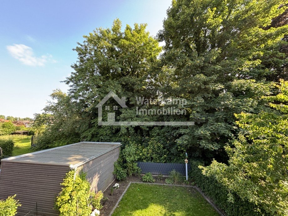 Aussicht vom Balkon Etagenwohnung Laer