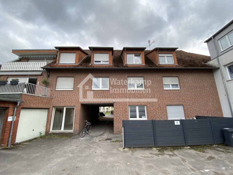 Ansicht vom Innenhof Erdgeschosswohnung Laer