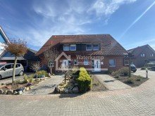 Frontansicht (Nord-Seite) Doppelhaus (mit 2 DHH) in ruhiger Lage von Metelen als Renditeobjekt