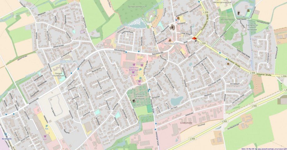 Micro-Lage Wohn- / Gesch�ftshaus Nordwalde