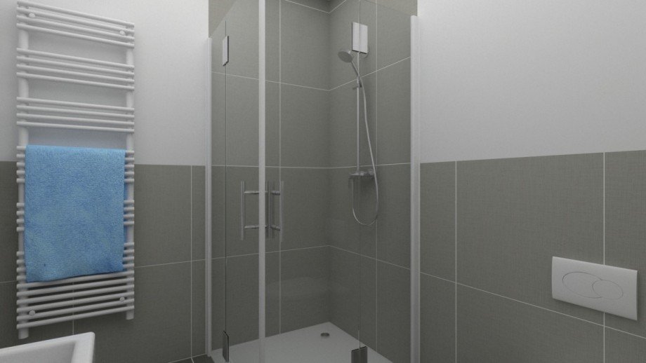 WC mit Dusche 06 EG Einfamilienhaus Nordwalde