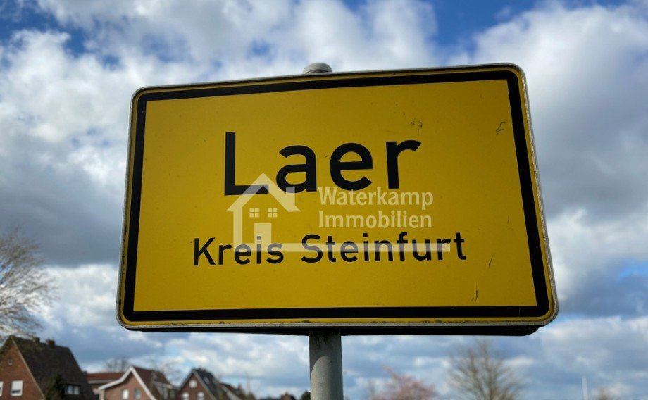 Ortsschild Etagenwohnung Laer