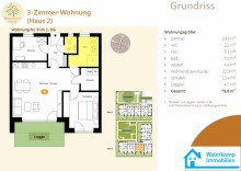20170330 Grundriss PH Whg 2.09 Sch�ne Wohnung im 1. OG mit wunderbarem Ausblick am Paulushof 2.09