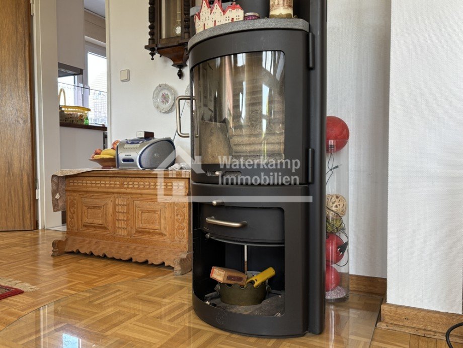 Ofen im Esszimmer Haus Nordwalde