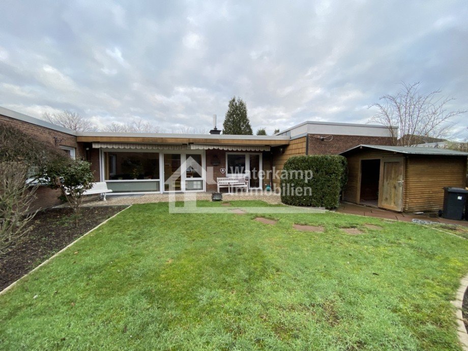 Ansicht R�ckseite Bungalow M�nster