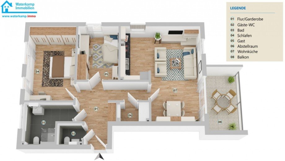  Etagenwohnung Nordwalde