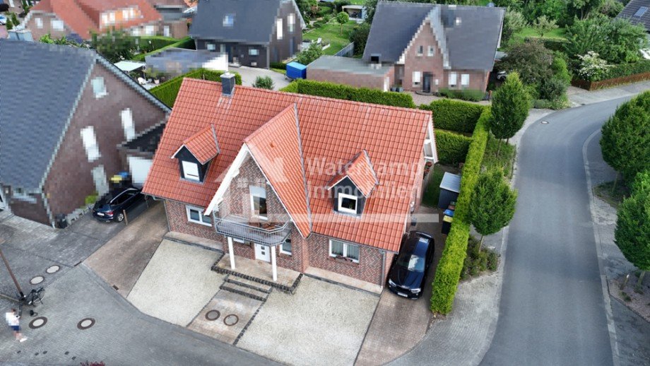 Luftaufnahme Zweifamilienhaus Nordwalde