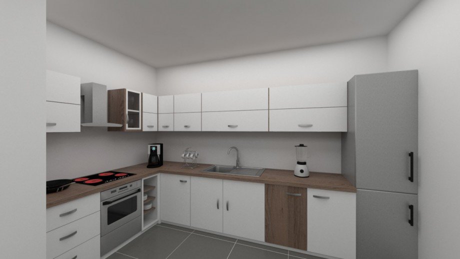 K�che 3-D EG Einfamilienhaus Nordwalde
