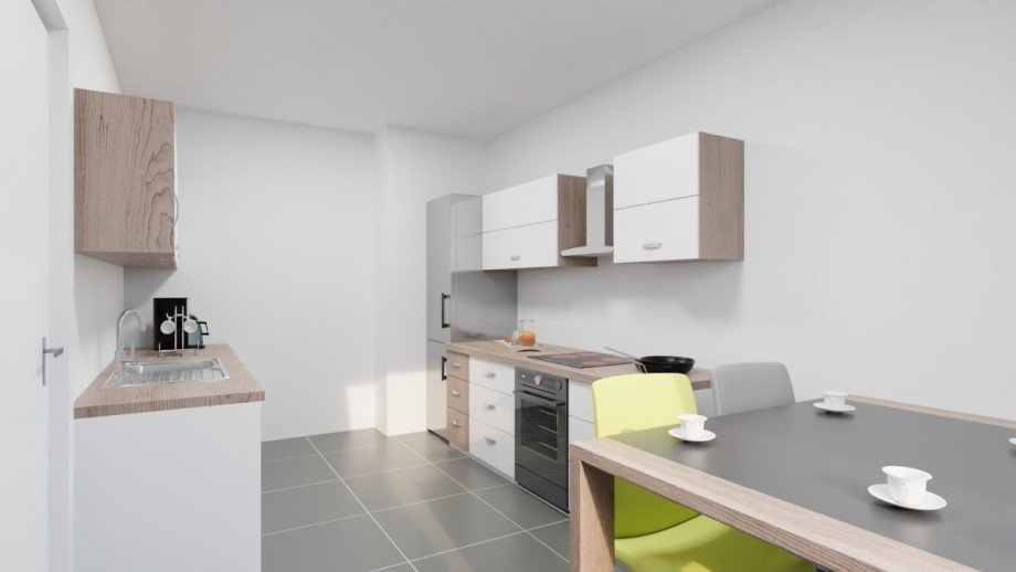 K�che Dachgeschosswohnung M�nster / Hiltrup