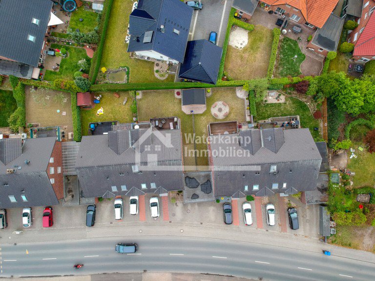 Luftaufnahme 2 Nordwalde Erdgeschosswohnung Sch�ne Eigentumswohnung im EG mit alleiniger Gartennutzung und Sonnengarantie