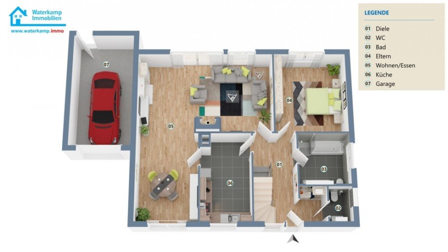 Grundriss EG Einfamilienhaus Nordwalde