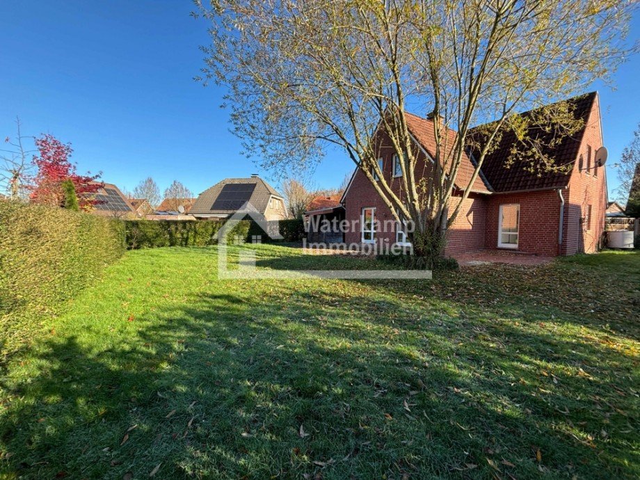 R�ckansicht mit Garten Einfamilienhaus Steinfurt