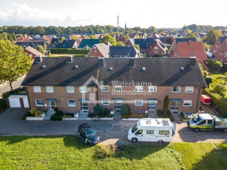Luftaufnahme Nordwalde Mehrfamilienhaus Sch�ne Reihenhaus-Anlage (5 WE) in ruhiger Lage von Nordwalde