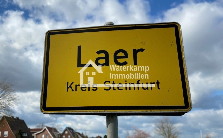 Ortsschild Etagenwohnung Laer