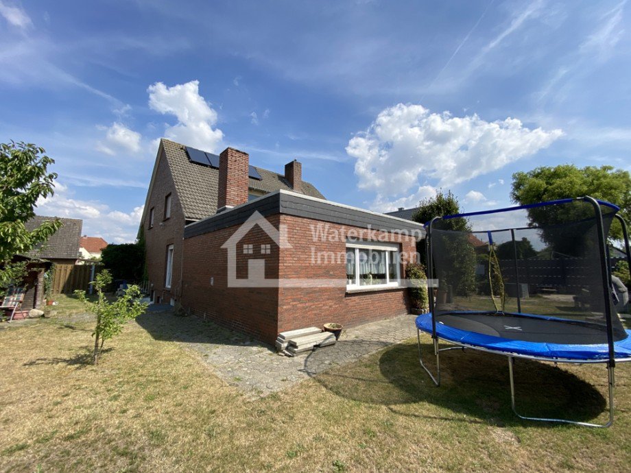 Ansicht Gartenseite Zweifamilienhaus Greven