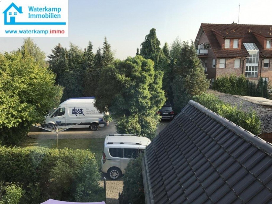 Aussicht vom Balkon Mehrfamilienhaus Nordwalde