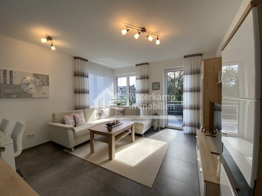 Wohnzimmer Etagenwohnung Laer