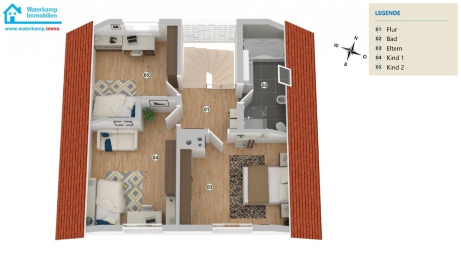 Grundriss DG Einfamilienhaus Nordwalde