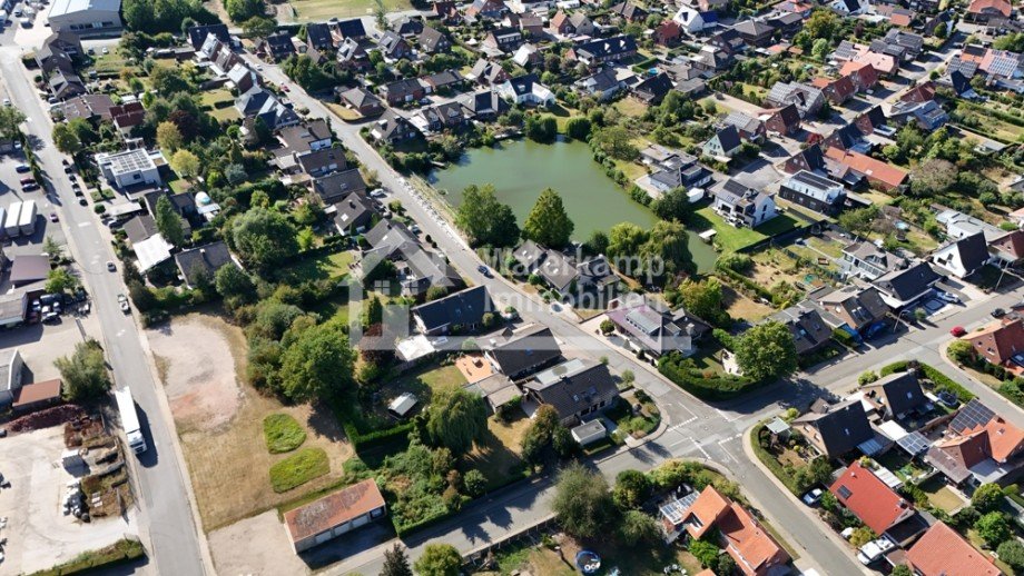 Luftbild mit der Umgebung Am Teich Erdgeschosswohnung Nordwalde