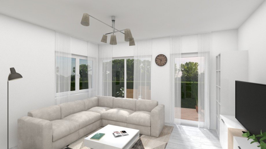 Wohnzimmer Etagenwohnung Laer