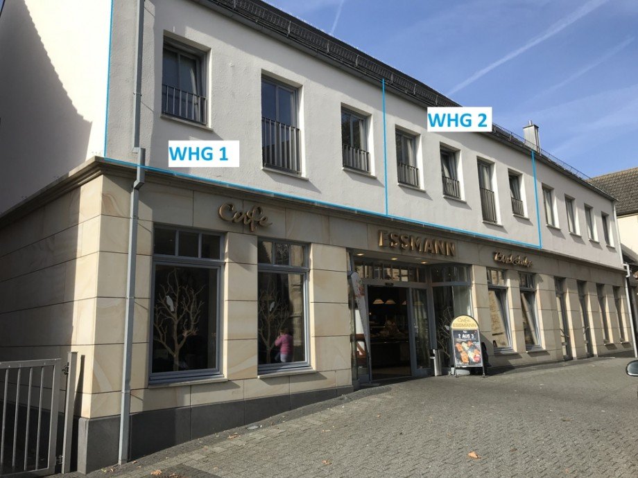 Frontansicht Etagenwohnung Nordwalde