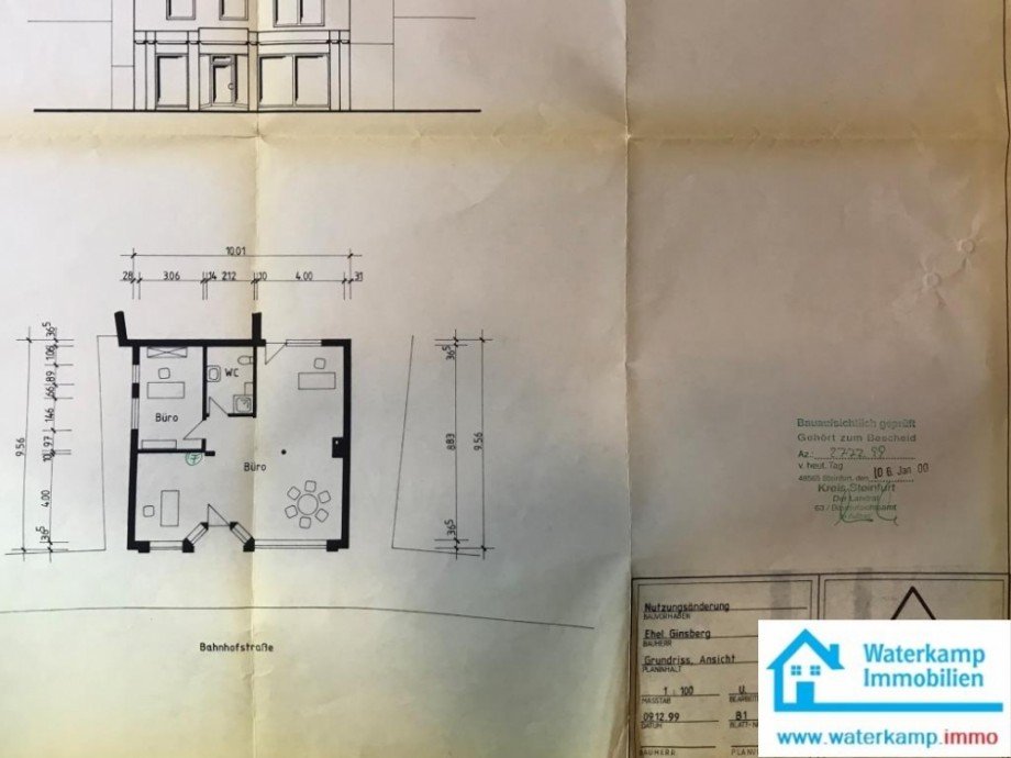 1999 Haus 1, EG Nutzungs�nderung Laden Mehrfamilienhaus Nordwalde