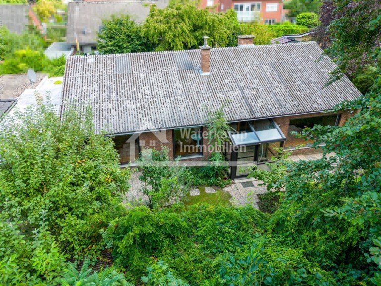 Luftaufnahme Vorderseite Nordwalde Einfamilienhaus Einfamilienhaus im Speckg�rtel von M�nster mit Entwicklungspotential